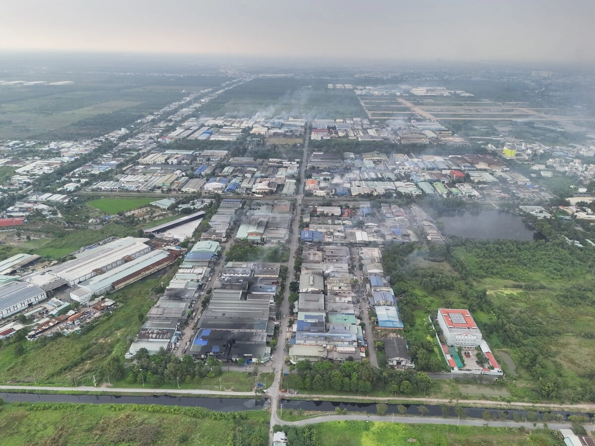 Tình trạng ô nhiễm tại KCN Lê Minh Xuân trước đợt kiểm tra
