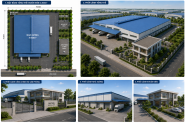 Chào bán Nhà xưởng 6300m2 diện tích sử dụng 6000m2 - KCN Phú An Thạnh - Tây Ninh