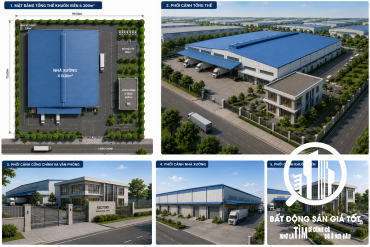 Chào bán Nhà xưởng 6300m2 diện tích sử dụng 6000m2 - KCN Phú An Thạnh - Tây Ninh