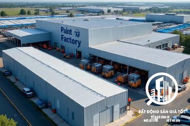 Cho thuê nhà xưởng sản xuất sơn và các chất sơn KCN Bến Lức - Long An