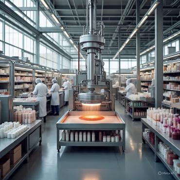 Cho thuê nhà xưởng sản xuất mỷ phẩm (hóa mỷ phẩm ) KCN Bến Lức - Long An