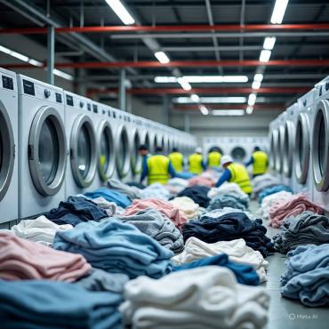 Cho thuê nhà xưởng sản xuất giặt ủi , làm sạch các sản phẩm từ dệt KCN Bến Lức Long An