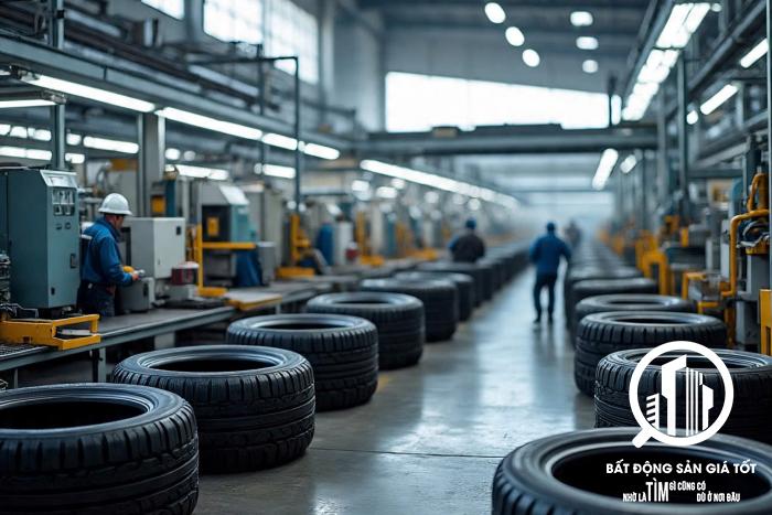 Cho thuê nhà xưởng sản xuất sản phẩm từ cao su KCN Bến Lức - Long An
